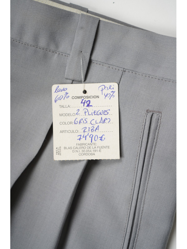 PANTALÓN BLAS CALERO GRIS CLARO