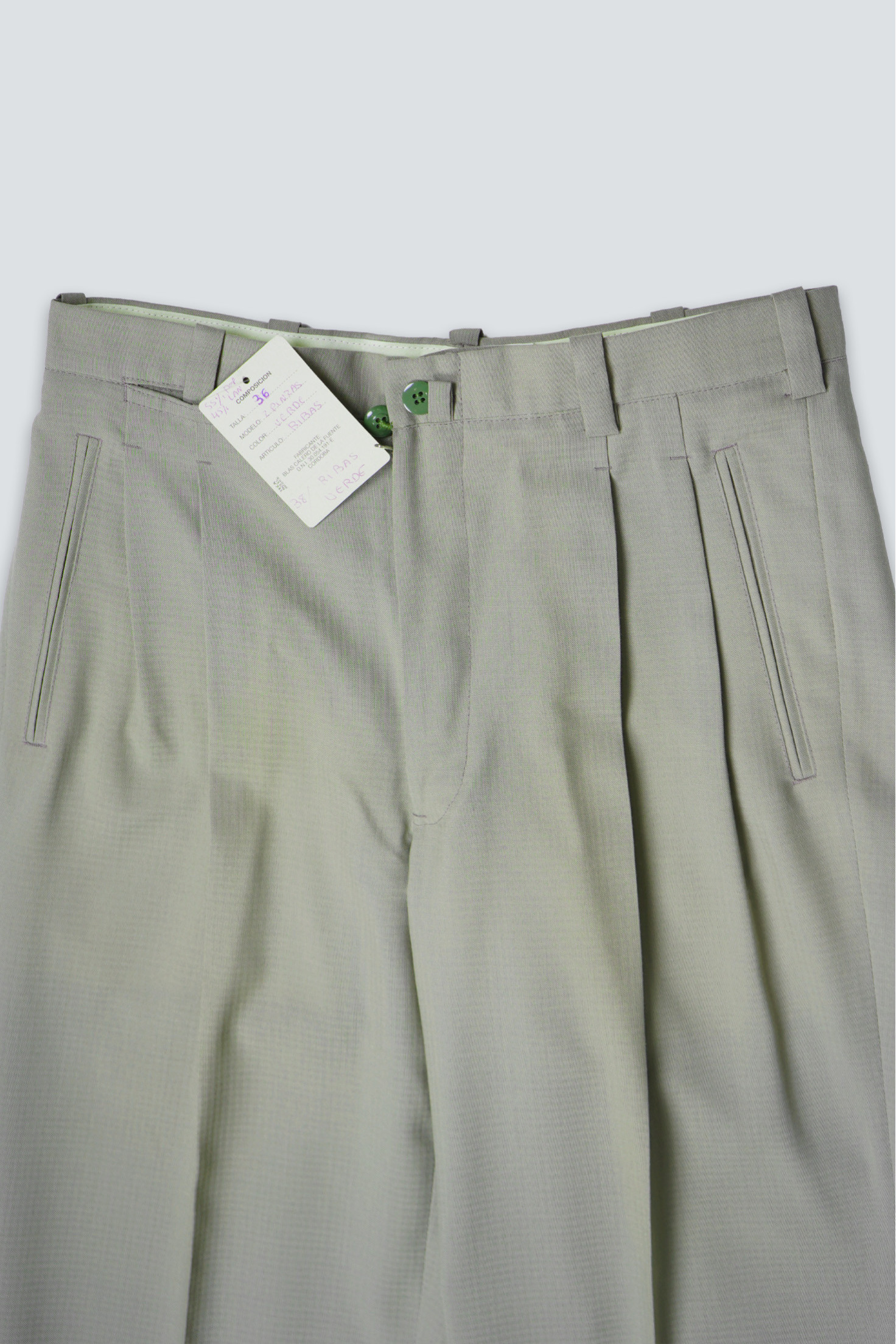 PANTALÓN BLAS CALERO VERDE TEXTURA