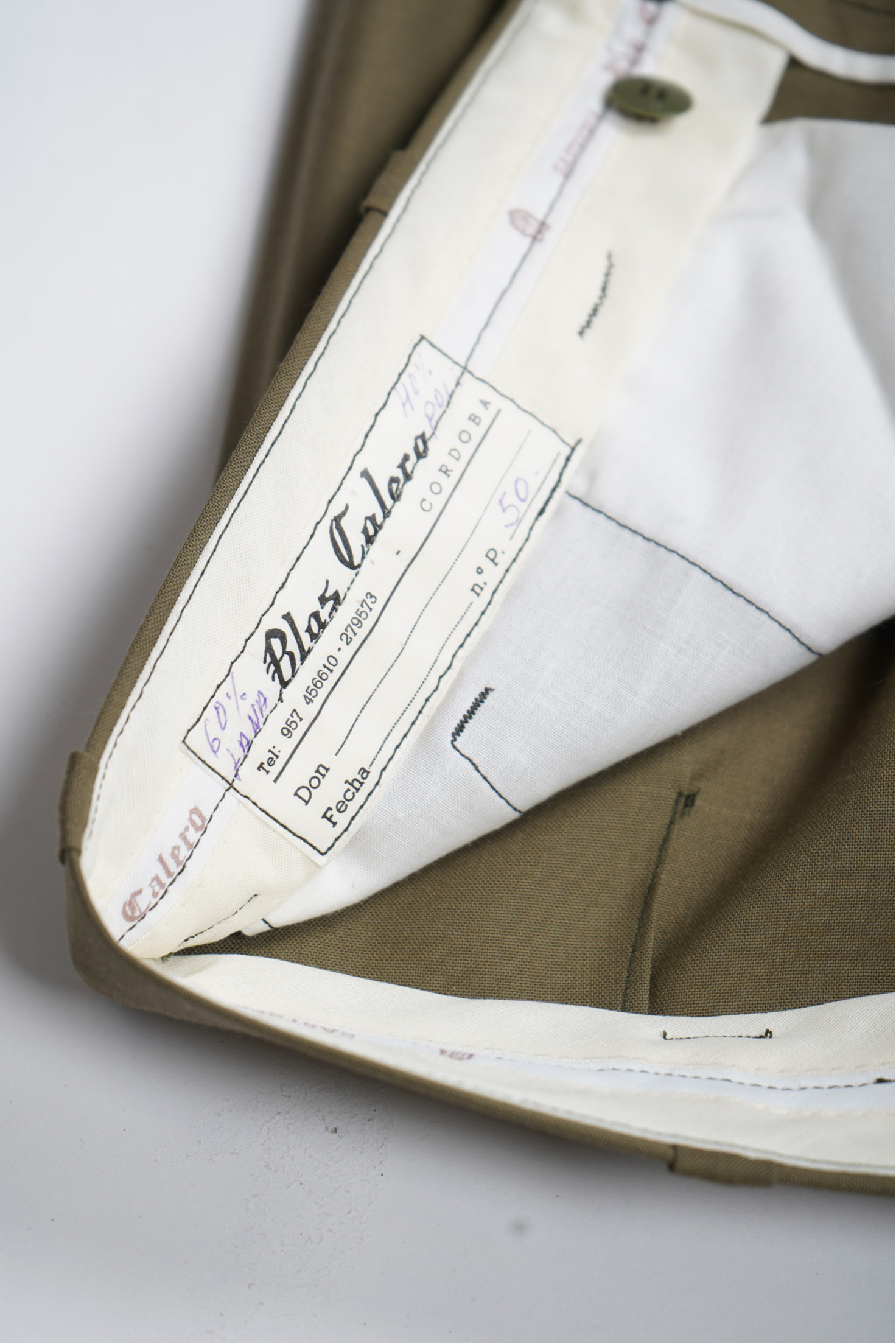 PANTALÓN BLAS CALERO VERDE