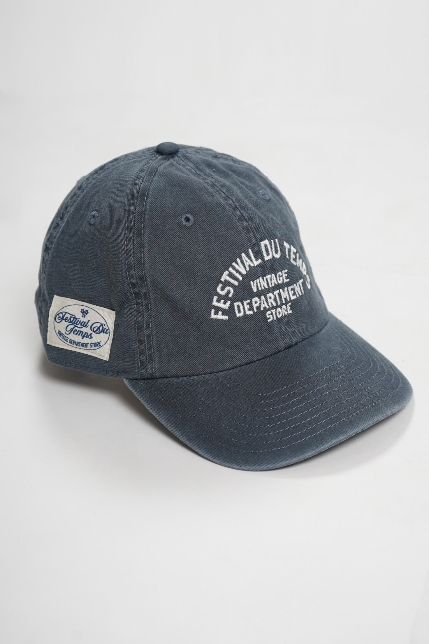 GORRA AZUL DESGASTADA RETRO