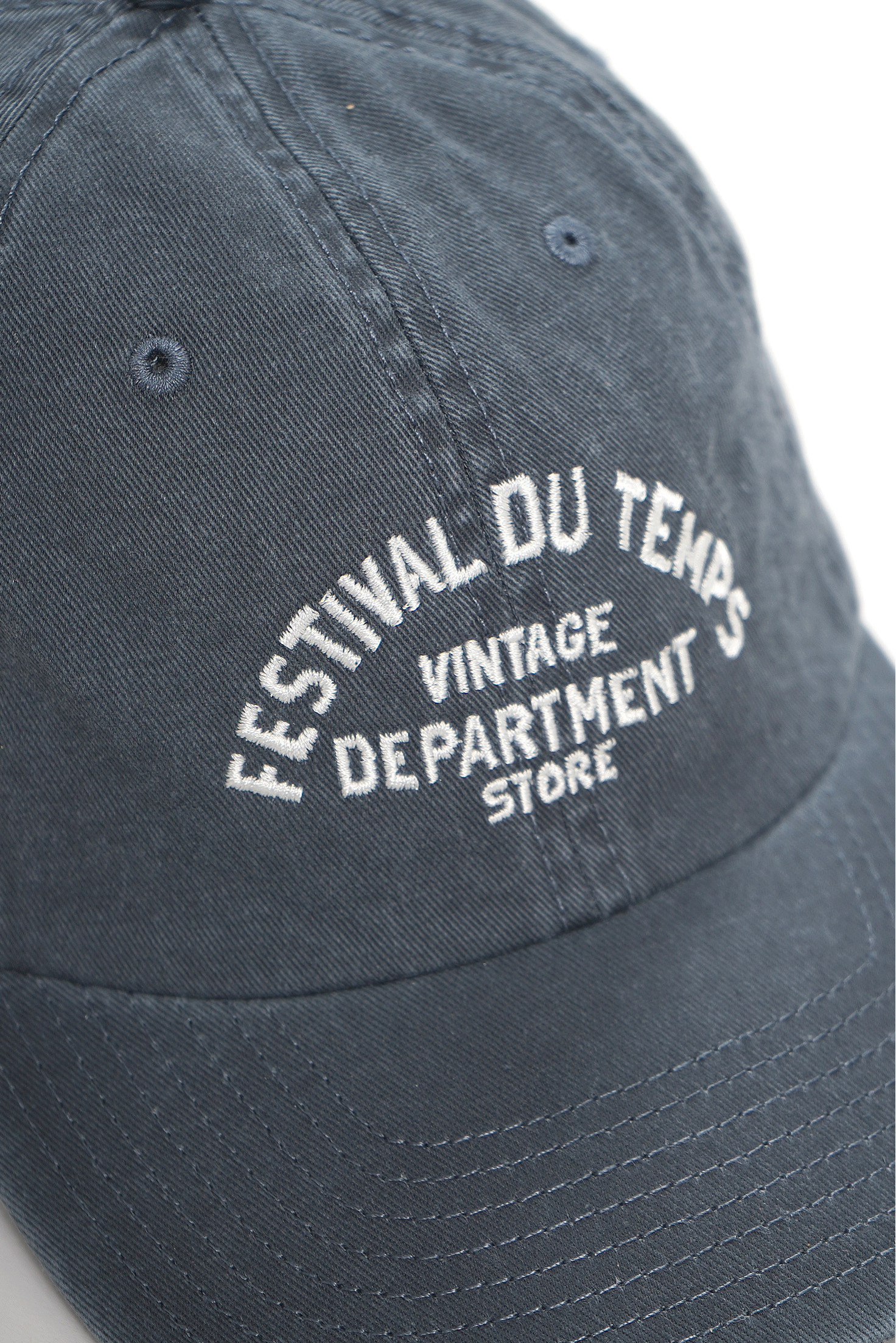 GORRA AZUL DESGASTADA RETRO