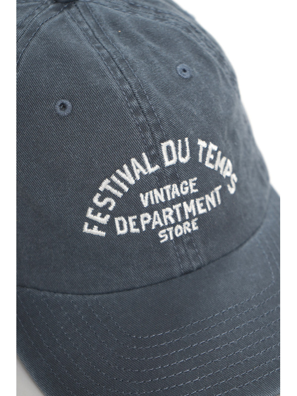 GORRA AZUL DESGASTADA RETRO