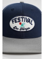 GORRA TRUCKER AZUL PARCHE FESTIVAL RETRO