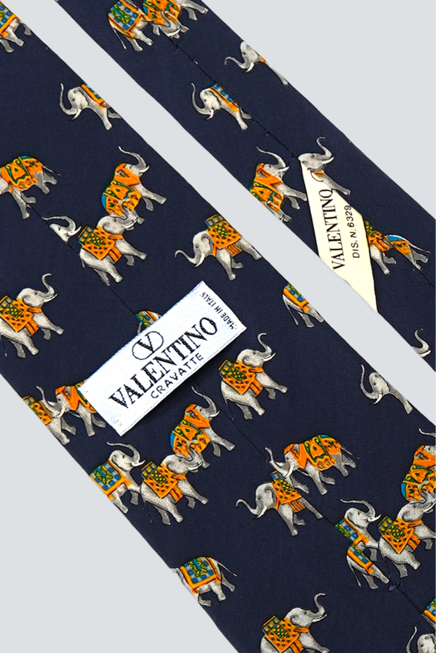 CORBATA VALENTINO ELEFANTES