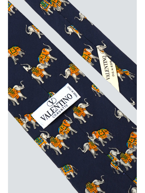 CORBATA VALENTINO ELEFANTES