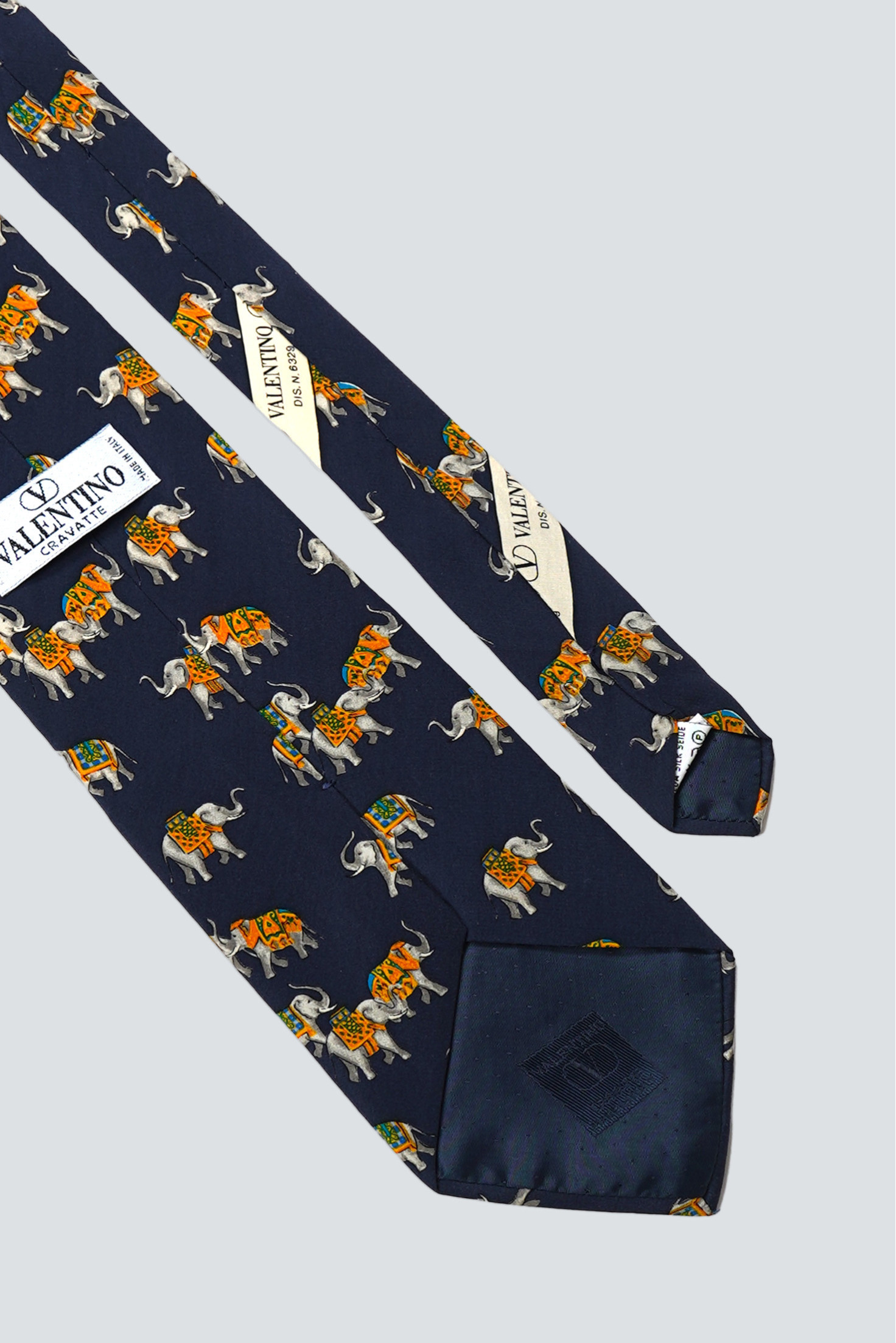 CORBATA VALENTINO ELEFANTES