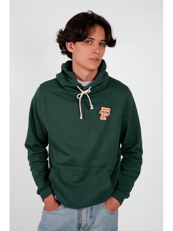 SUDADERA VERDE CAPUCHA F