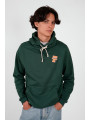 SUDADERA VERDE CAPUCHA F
