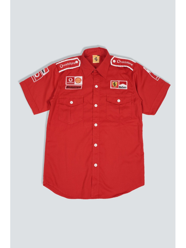 CAMISA FERRARI MARLBORO S-M