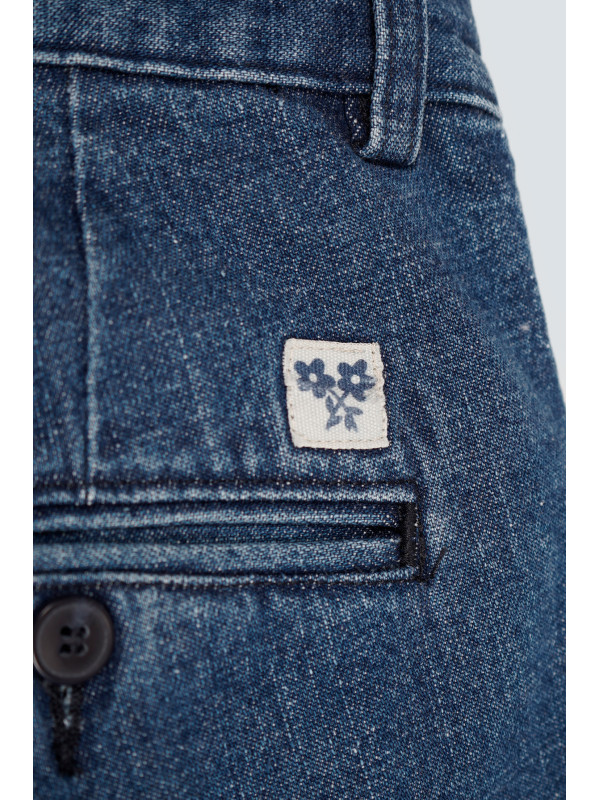 Pantalón Denim Cargo