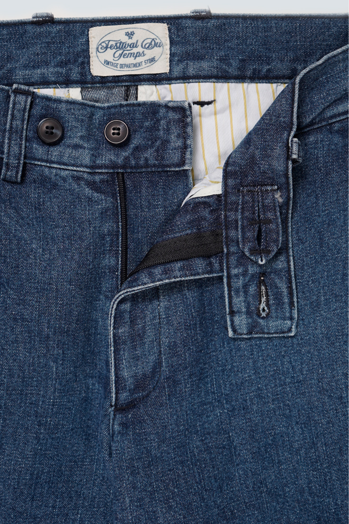 Pantalón Denim Cargo