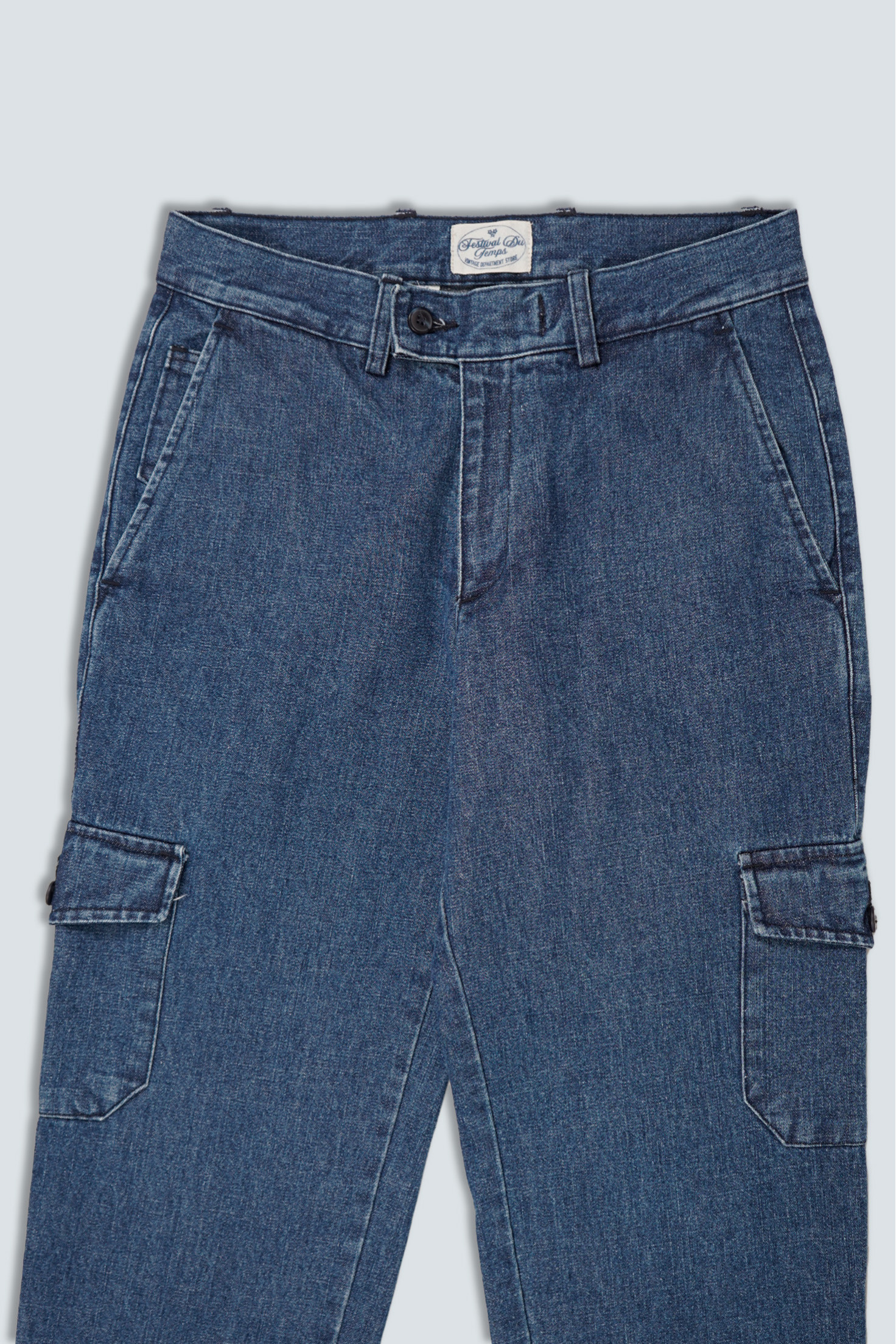 Pantalón Denim Cargo Pantalón Denim Cargo