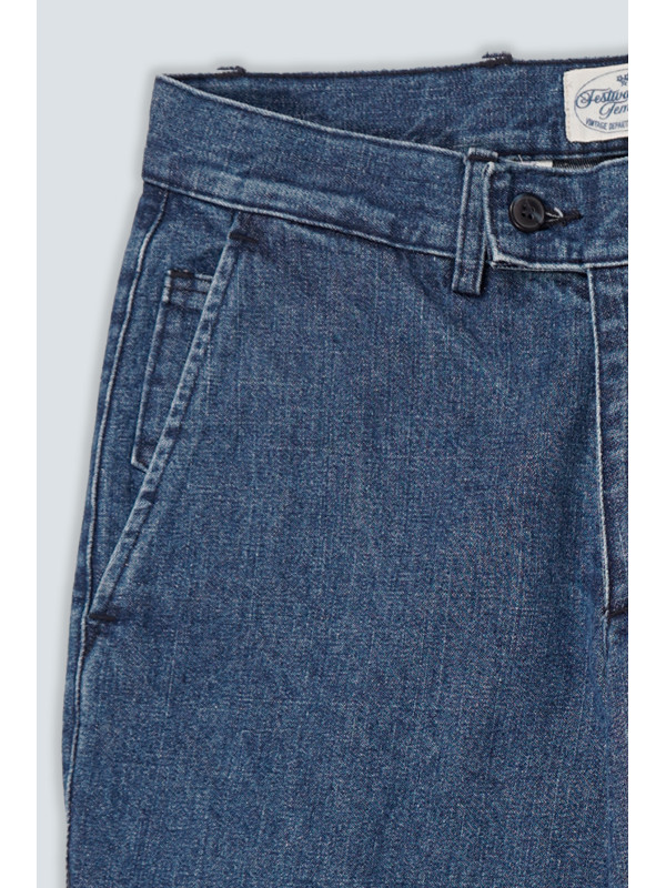 Pantalón Denim Cargo
