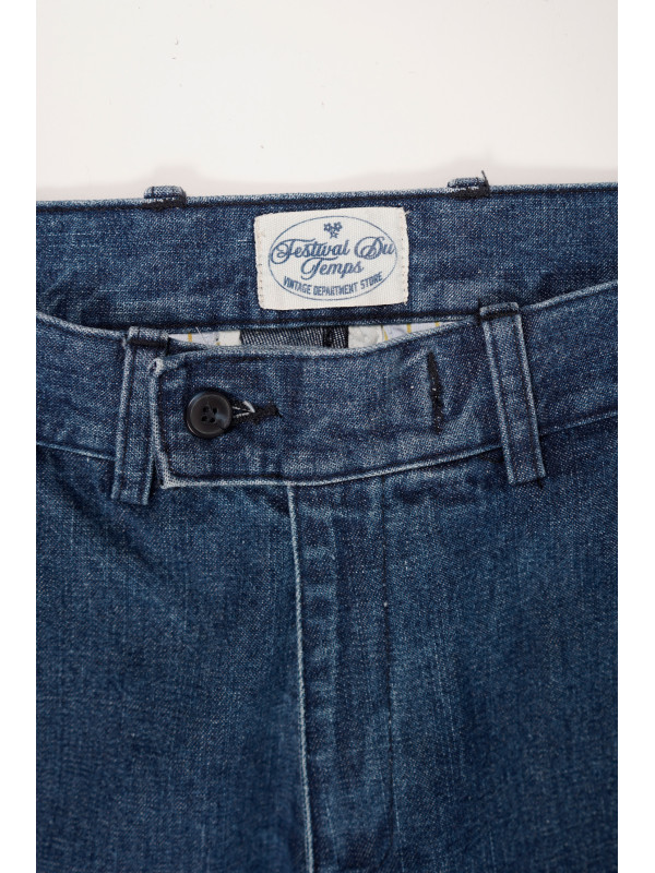 Pantalón Denim Cargo