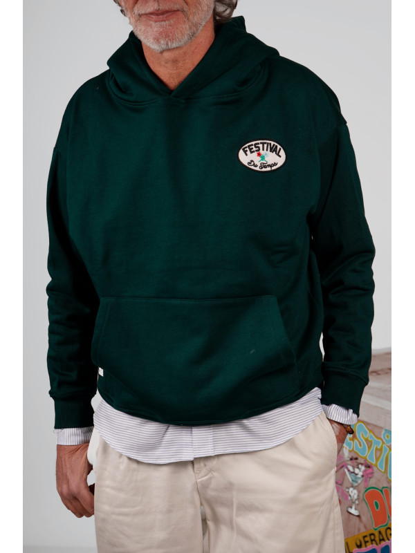 SUDADERA CAPUCHA PARCHE