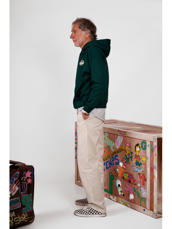 SUDADERA CAPUCHA PARCHE