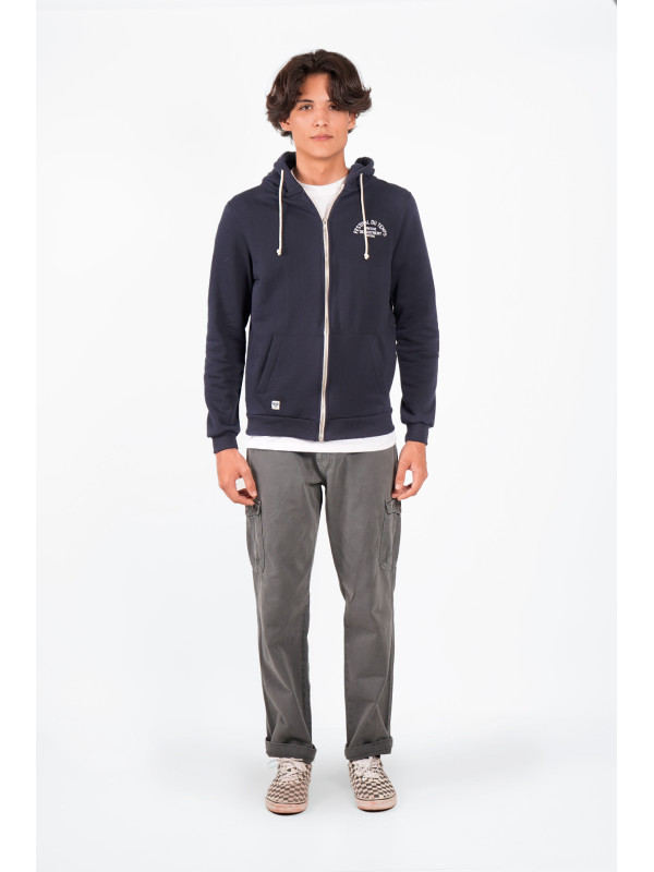 SUDADERA CREMALLERA NAVY