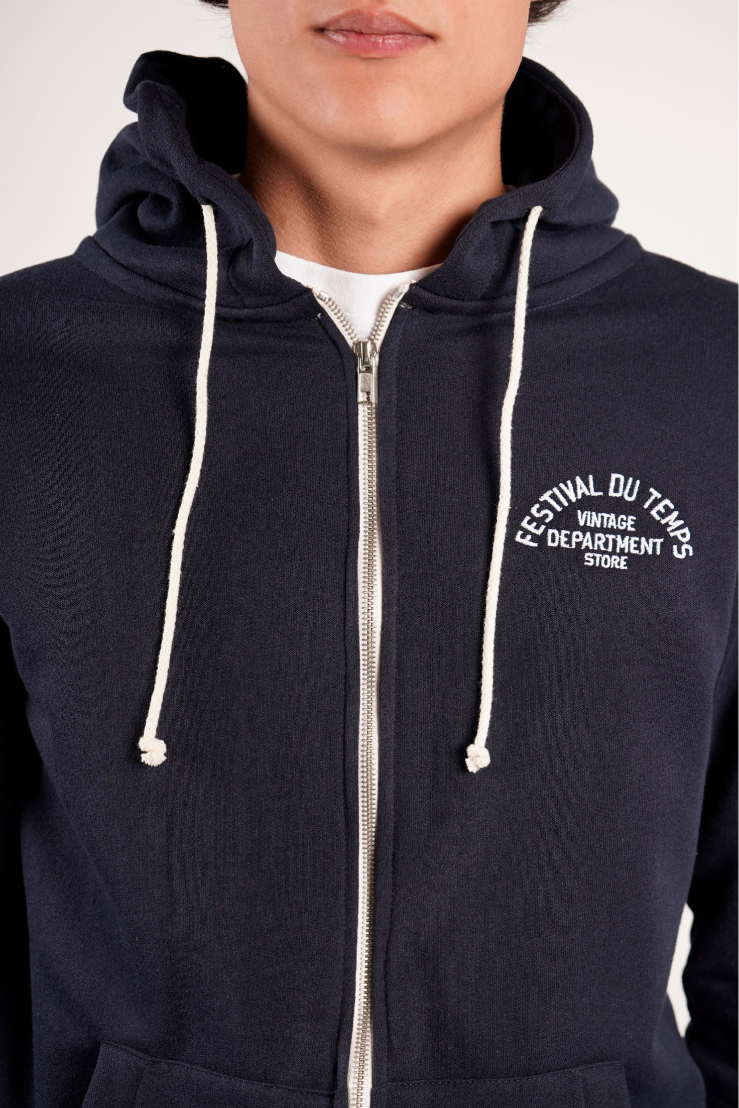 SUDADERA CREMALLERA NAVY
