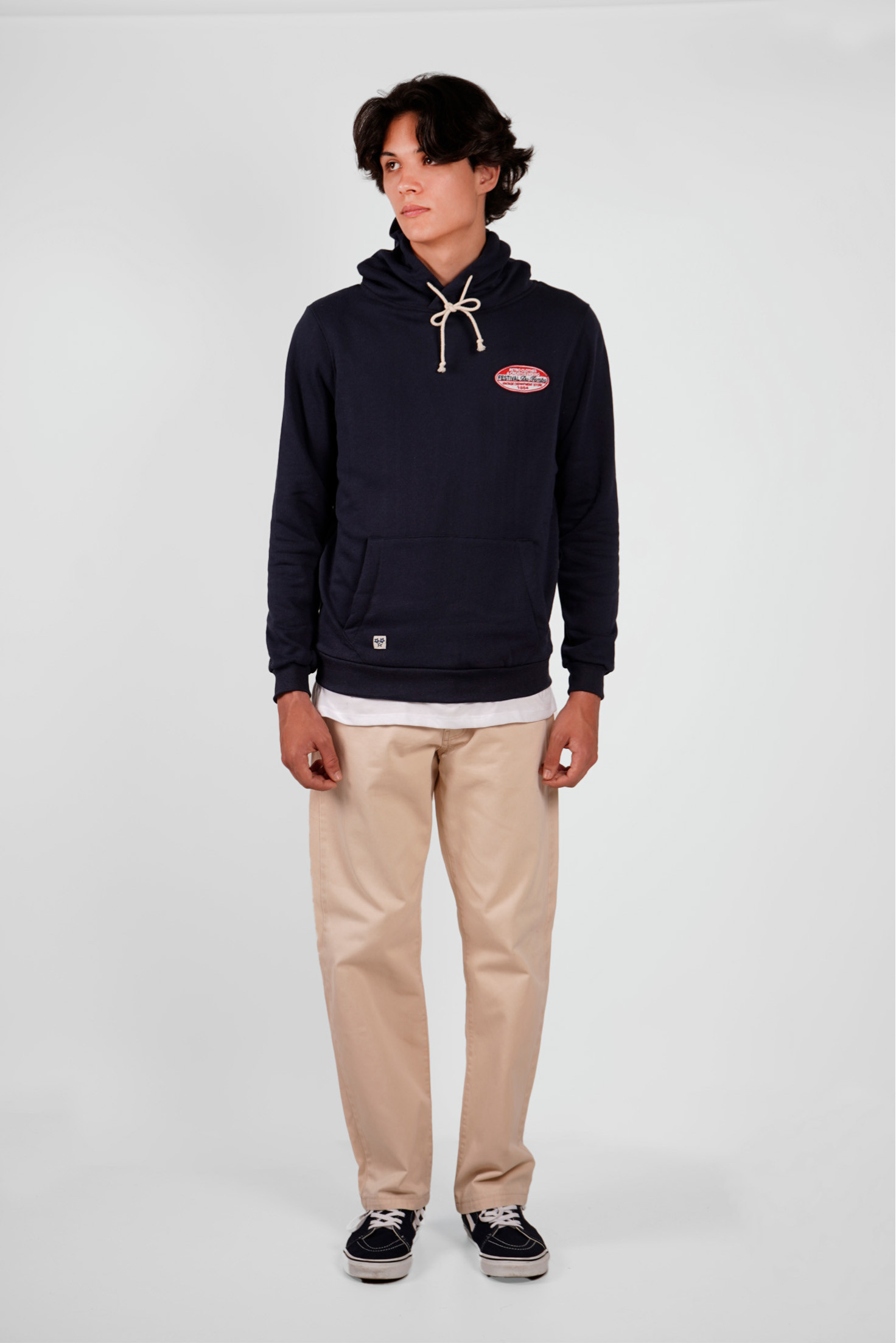 SUDADERA CAPUCHA PARCHE RETRO