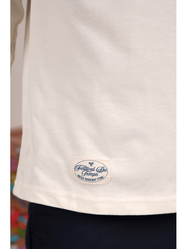 CAMISETA MANGA LARGA PARCHE