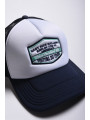 GORRA TRUCKER BLANCA EAST GALLERY TURQUESA