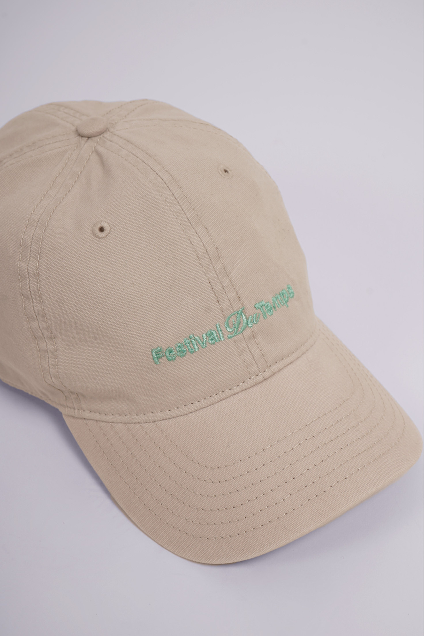 GORRA COTTON BEIGE FESTIVAL DU TEMPS NAVY