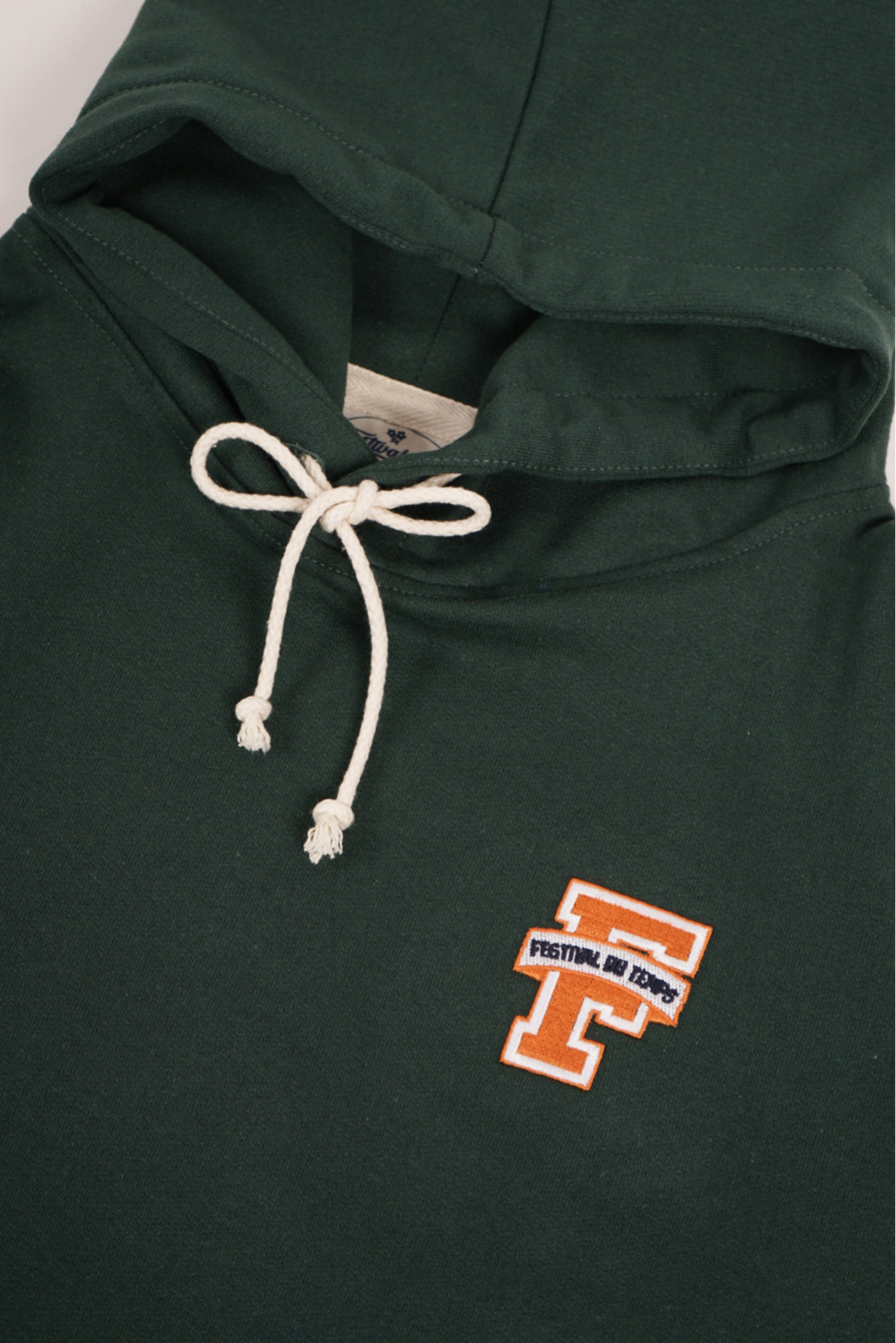 SUDADERA VERDE CAPUCHA F