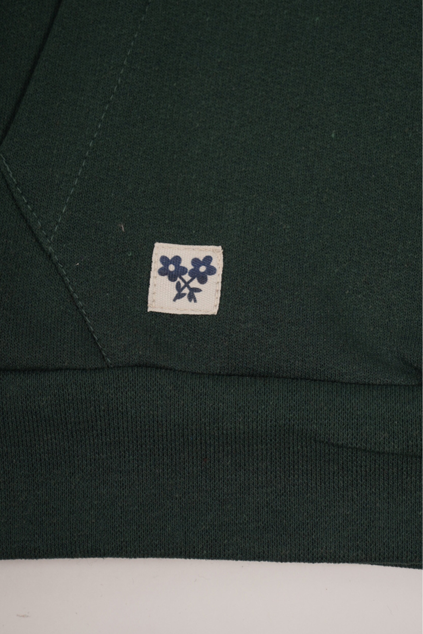 SUDADERA VERDE CAPUCHA F