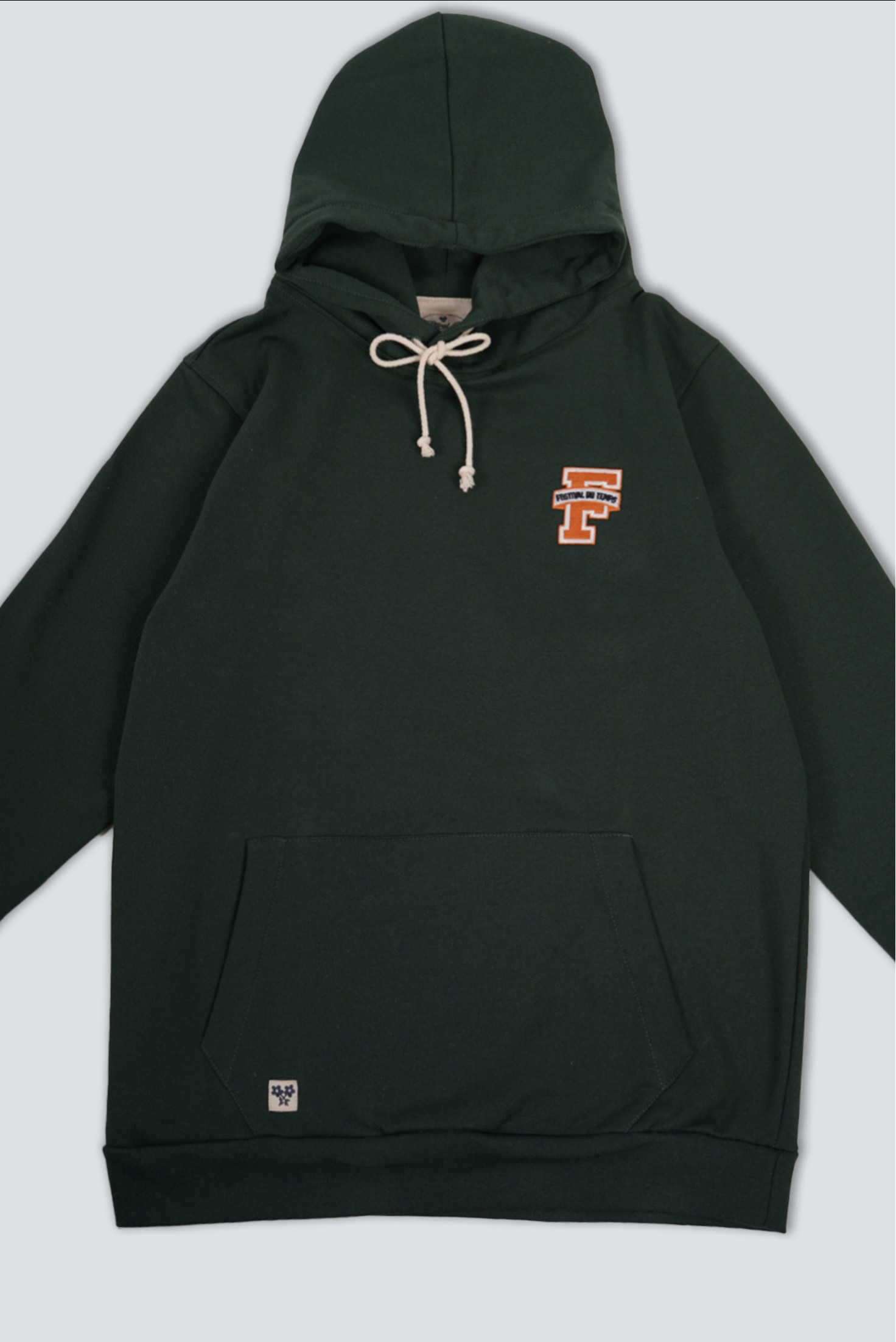 SUDADERA VERDE CAPUCHA F