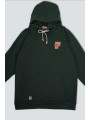 SUDADERA VERDE CAPUCHA F