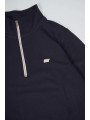 SUDADERA BOLSILLO MEDIA CREMALLERA MARINA