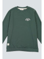 SUDADERA CUELLO REDONDO VERDE