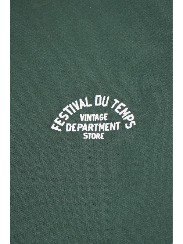 SUDADERA CUELLO REDONDO VERDE
