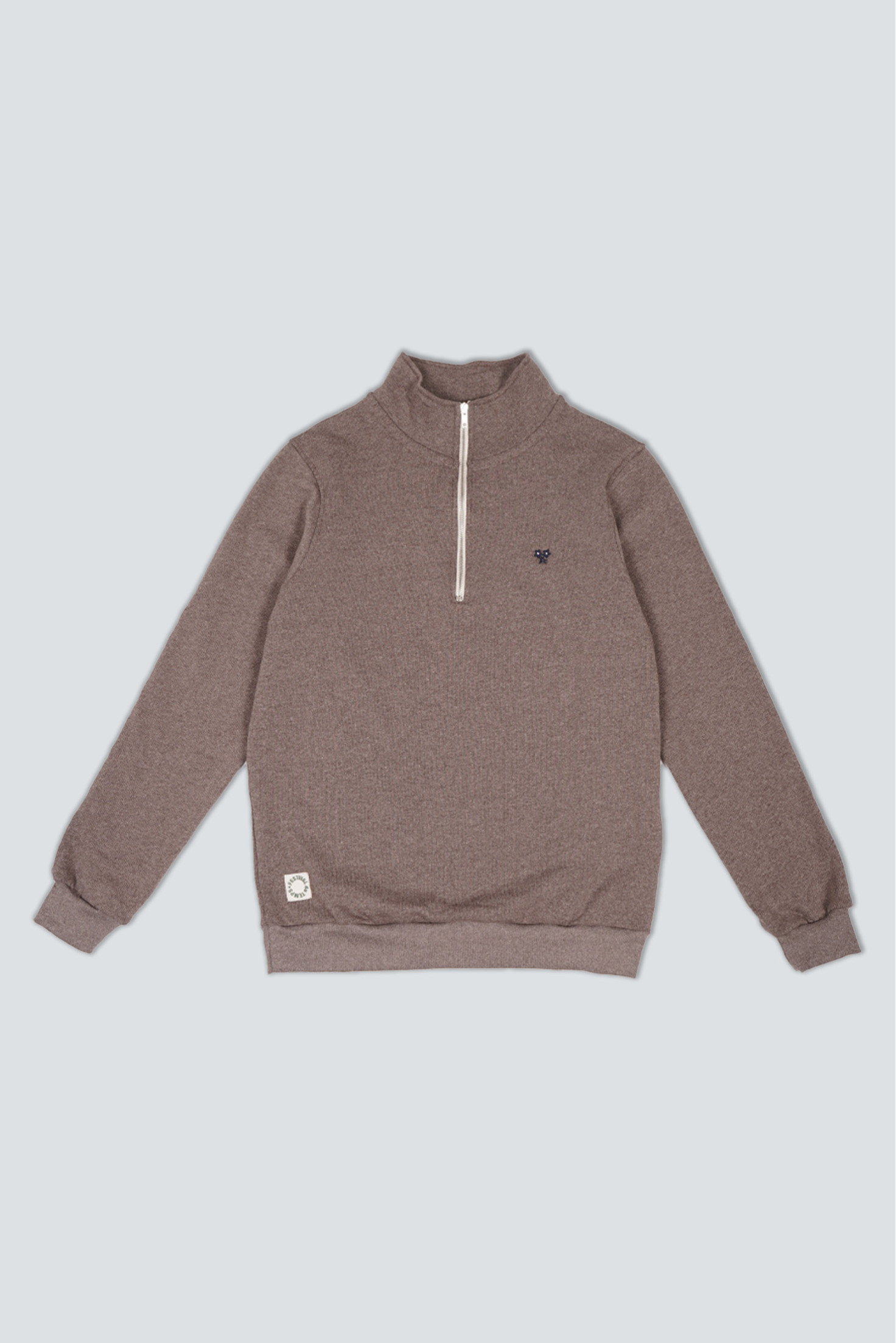 SUDADERA MEDIA CREMALLERA FLOR