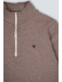 SUDADERA MEDIA CREMALLERA FLOR SUDADERA MEDIA CREMALLERA FLOR