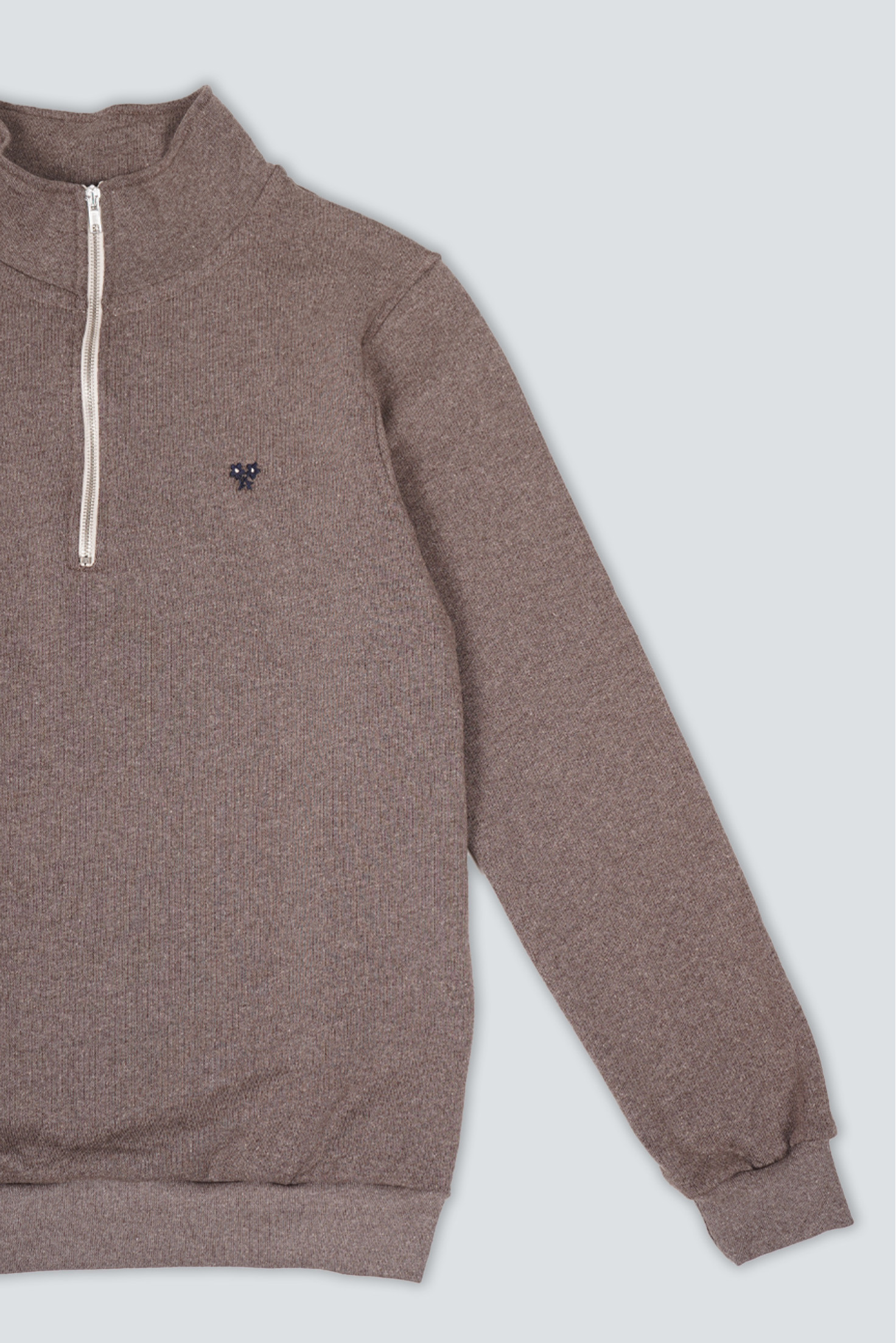 SUDADERA MEDIA CREMALLERA FLOR SUDADERA MEDIA CREMALLERA FLOR