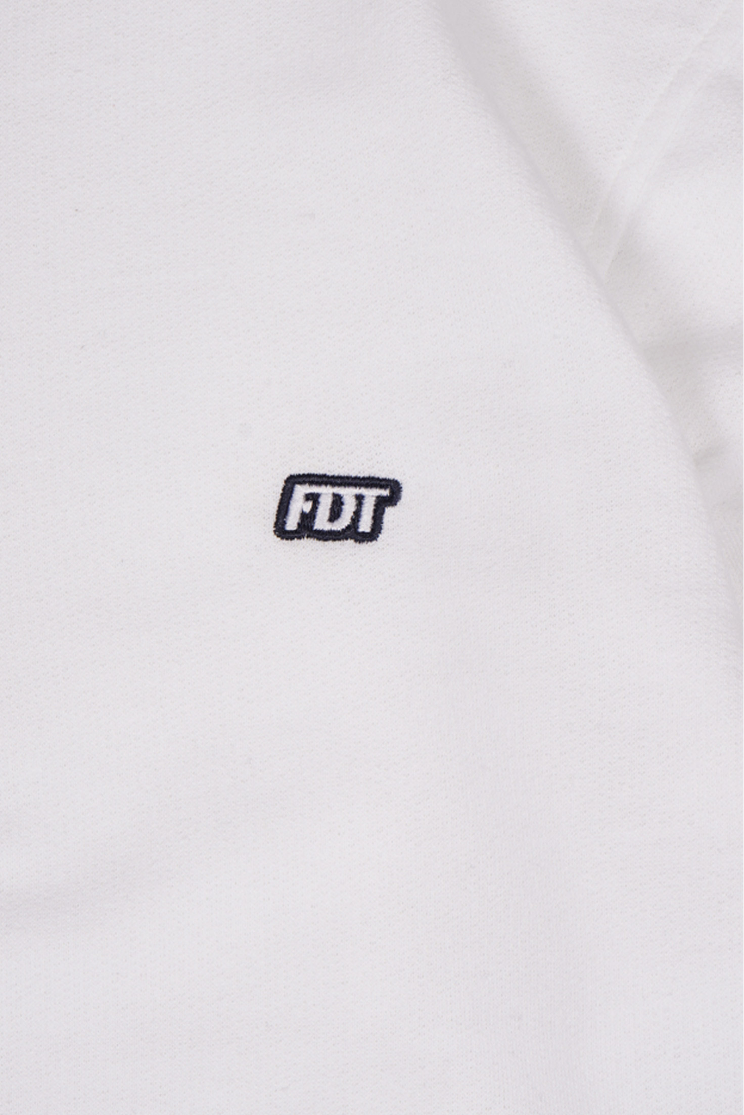 SUDADERA BOLSILLO MEDIA CREMALLERA BLANCA