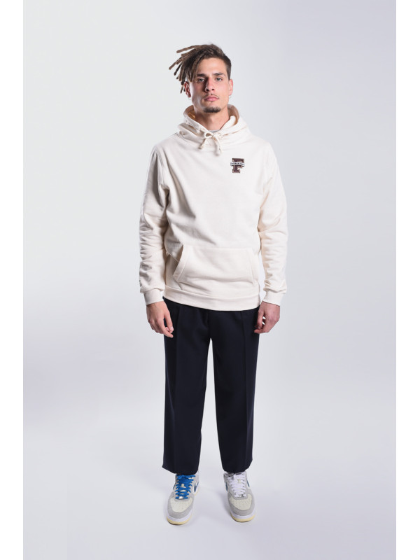 SUDADERA BEIGE CAPUCHA F