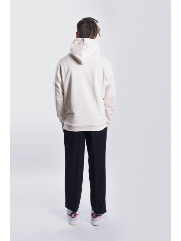 SUDADERA BEIGE CAPUCHA F
