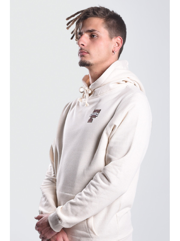 SUDADERA BEIGE CAPUCHA F